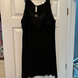 Black lined dress/coverup